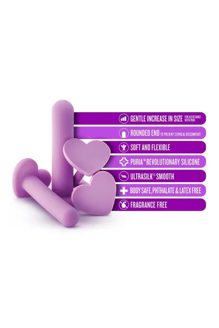 Wellness Set dilatátorů pro trénování svalů při vaginismu 4 ks