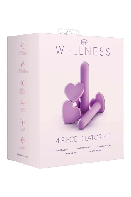 Wellness Set dilatátorů pro trénování svalů při vaginismu 4 ks