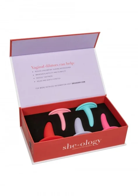She-Ology set dilatátorů pro trénování svalů při vaginismu 5 ks