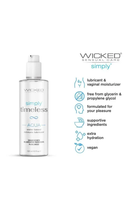 WICKED Simply Timeless Aqua lubrikační gel 120 ml