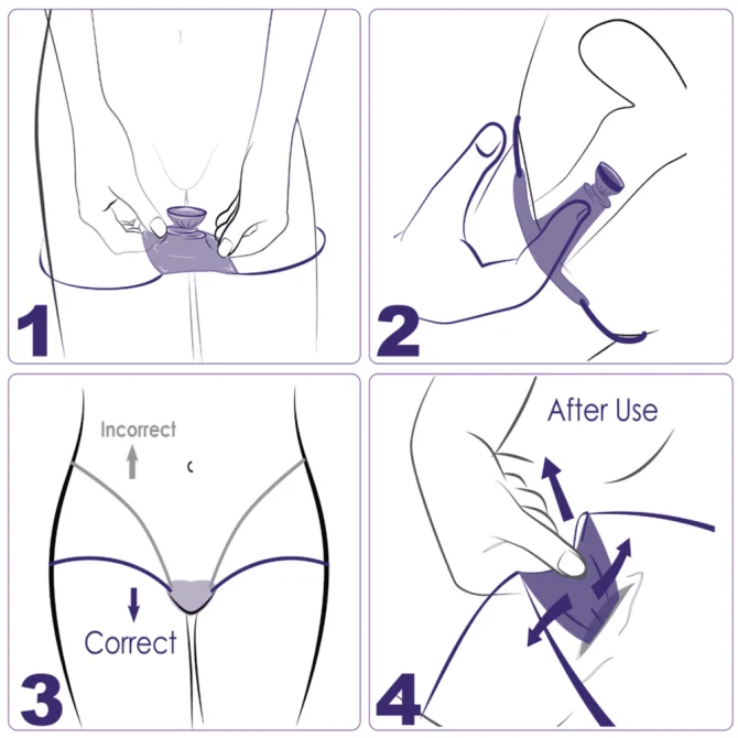 EXS Non-Latex Internal Dámský kondom 4 ks