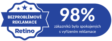 Pečeť bezproblémové reklamace Retino Pečeť bezproblémové reklamace
